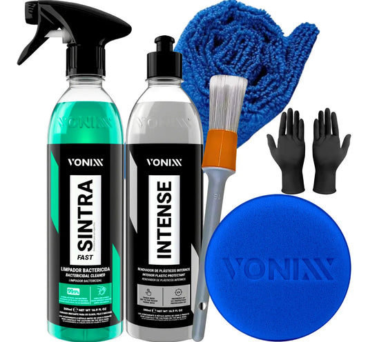 Kit Limpador e Protetor de Plásticos Vonixx