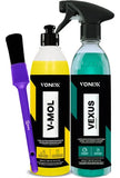 Kit Limpeza De Motor + V-mol 500ml Vonixx + Pincel